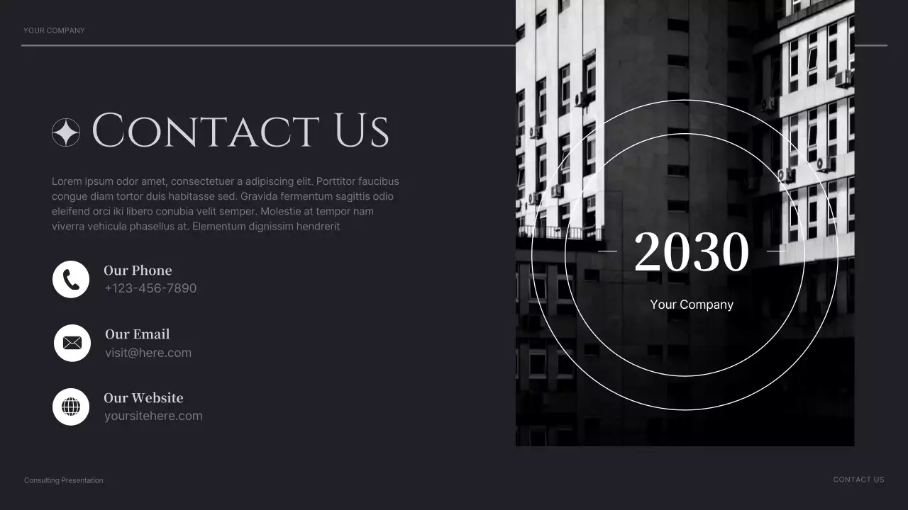 Grayscale Modern Legal Consulting Presentation