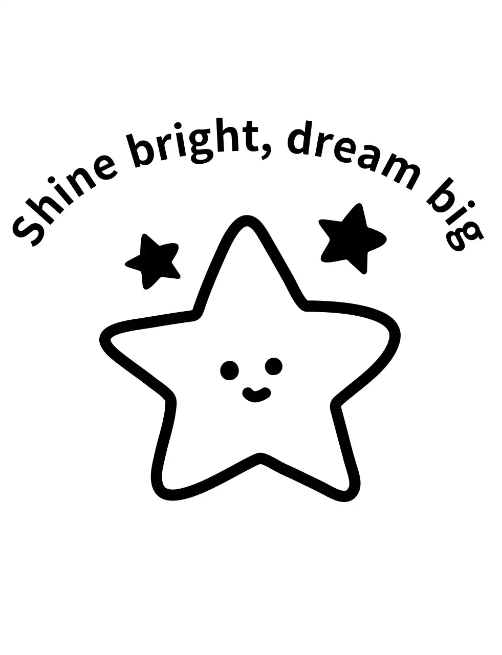 흑백 심플 만화 굿즈