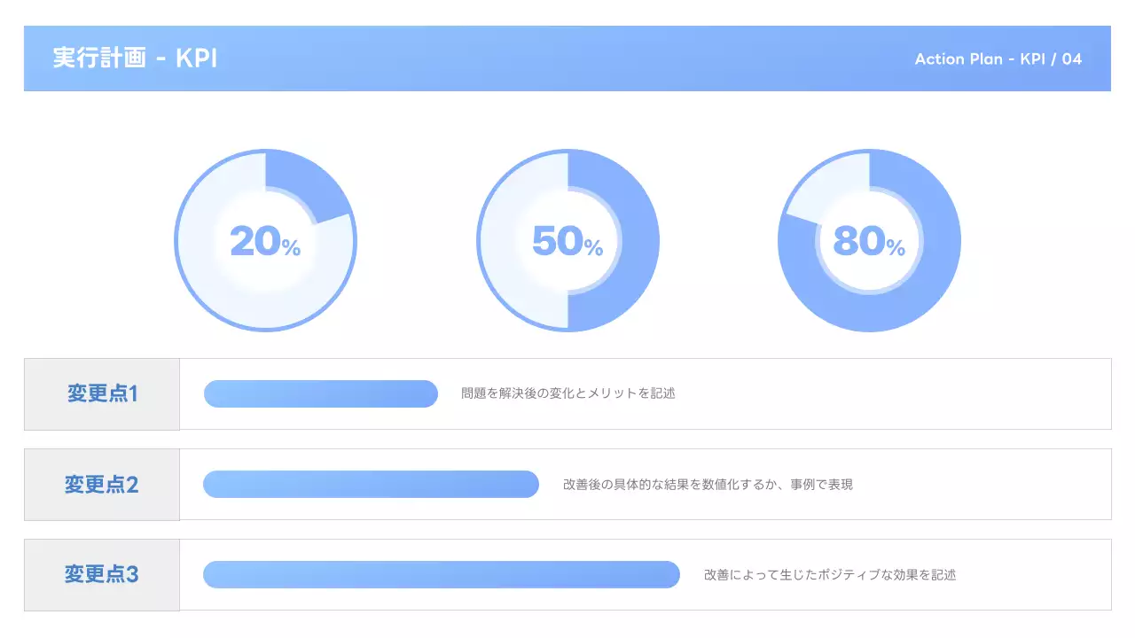 青 モダン 提案書 ドキュメント プレゼンテーション