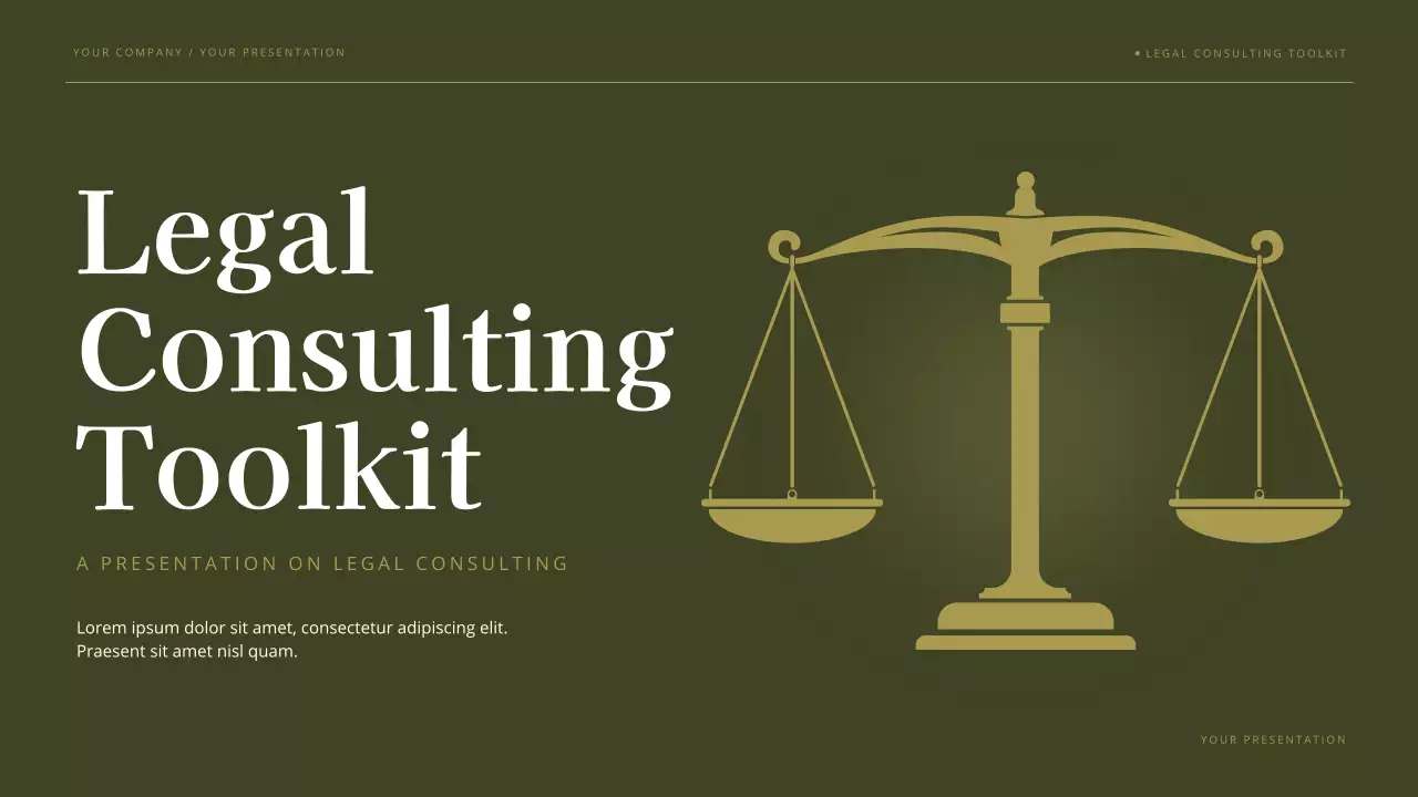Green Professional Legal Consulting Presentation