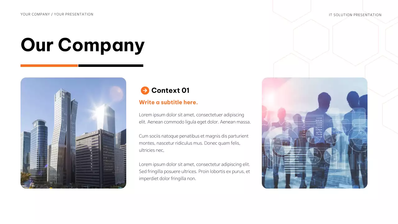 Blue Modern IT Solution Presentation