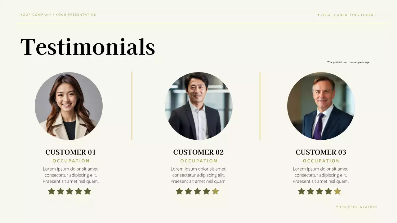 Green Professional Legal Consulting Presentation