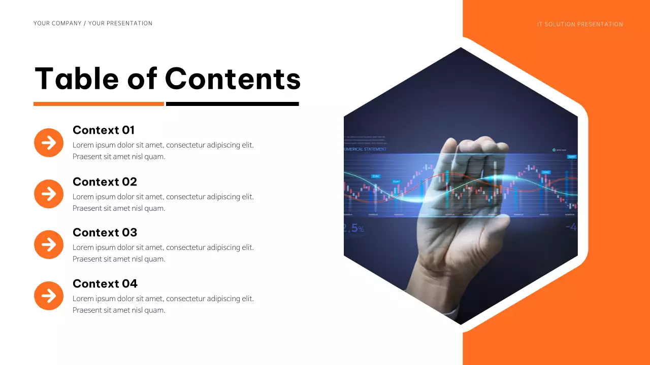 Blue Modern IT Solution Presentation