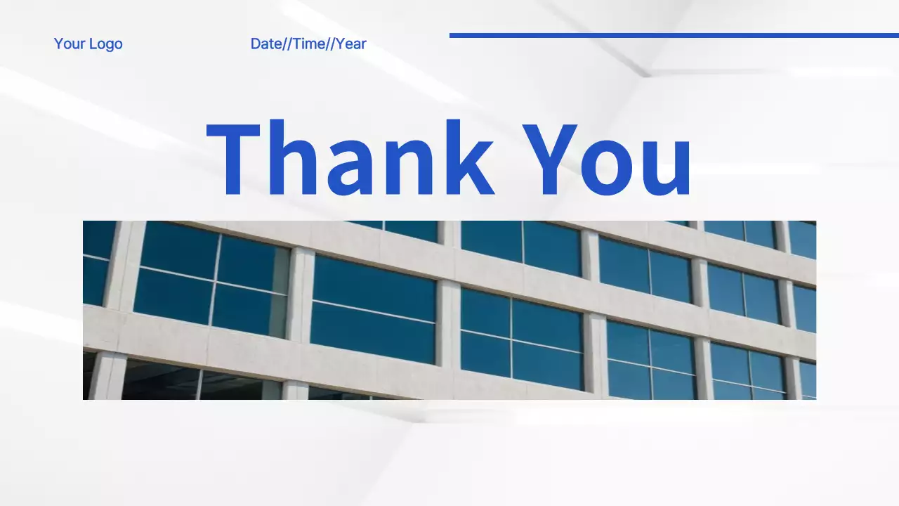 흰색 미니멀 비즈니스 설명