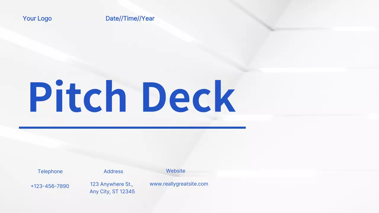 흰색 미니멀 비즈니스 설명