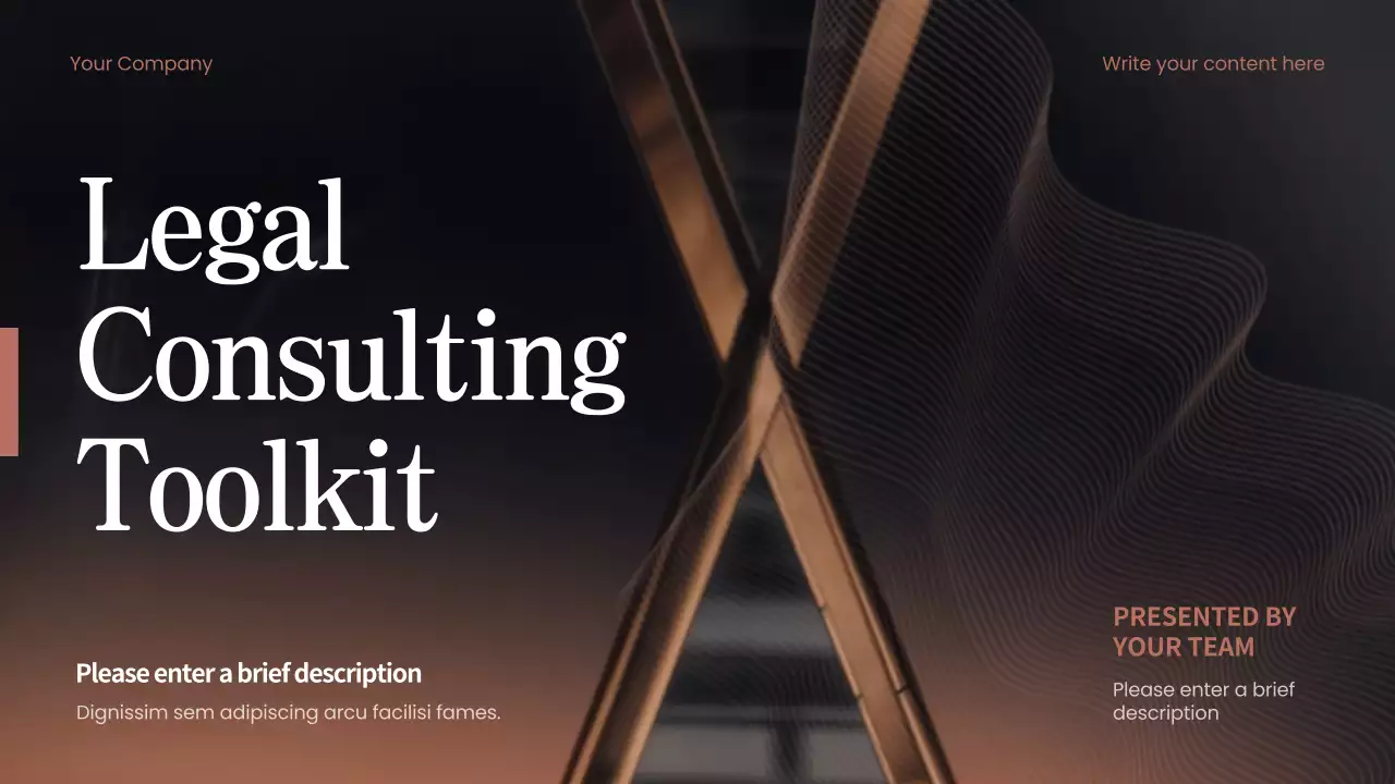 Brown Modern Legal Consulting Presentation