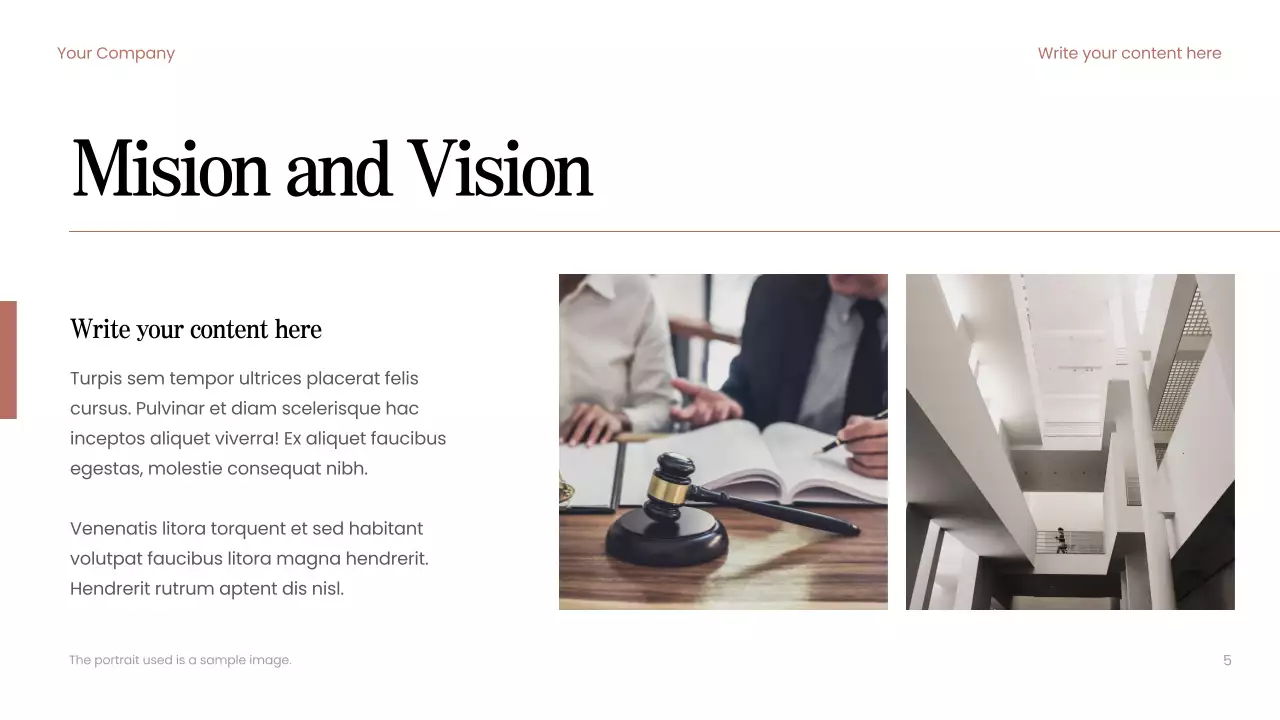 Brown Modern Legal Consulting Presentation