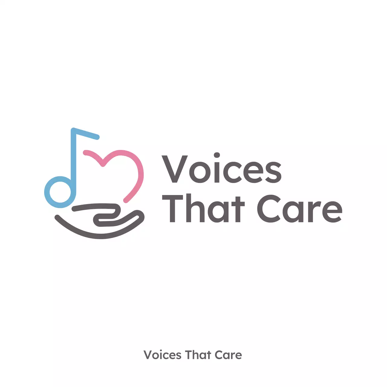 blue pink minimalist school theme music logo