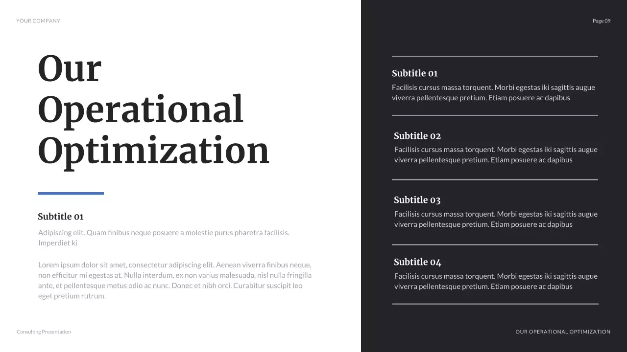 Blue Modern Business Consulting Presentation