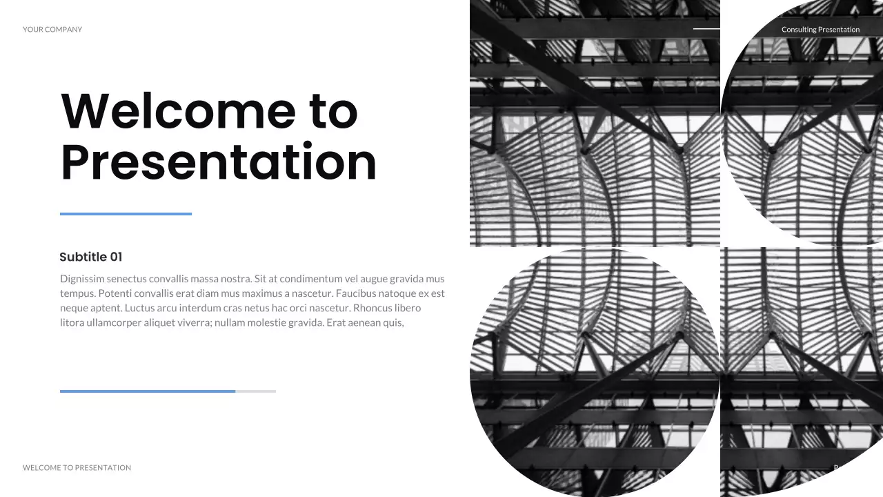 Black Modern IT Solution Presentation