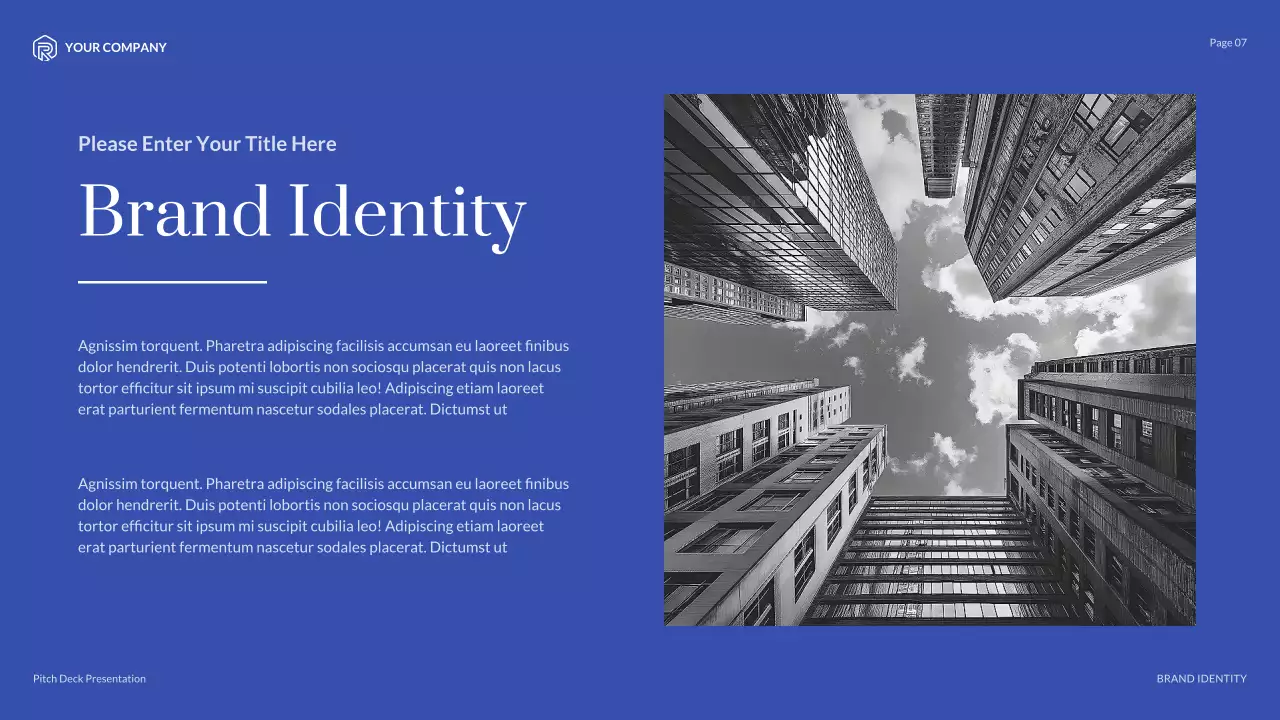 Presentasi Agensi Kreatif Minimalis Modern Biru