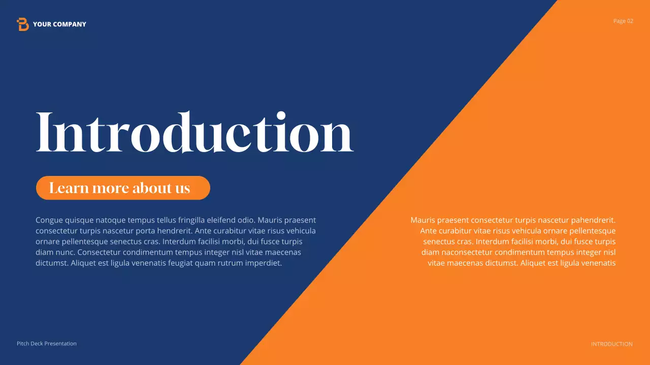 Orange Modern Creative Agency Presentation