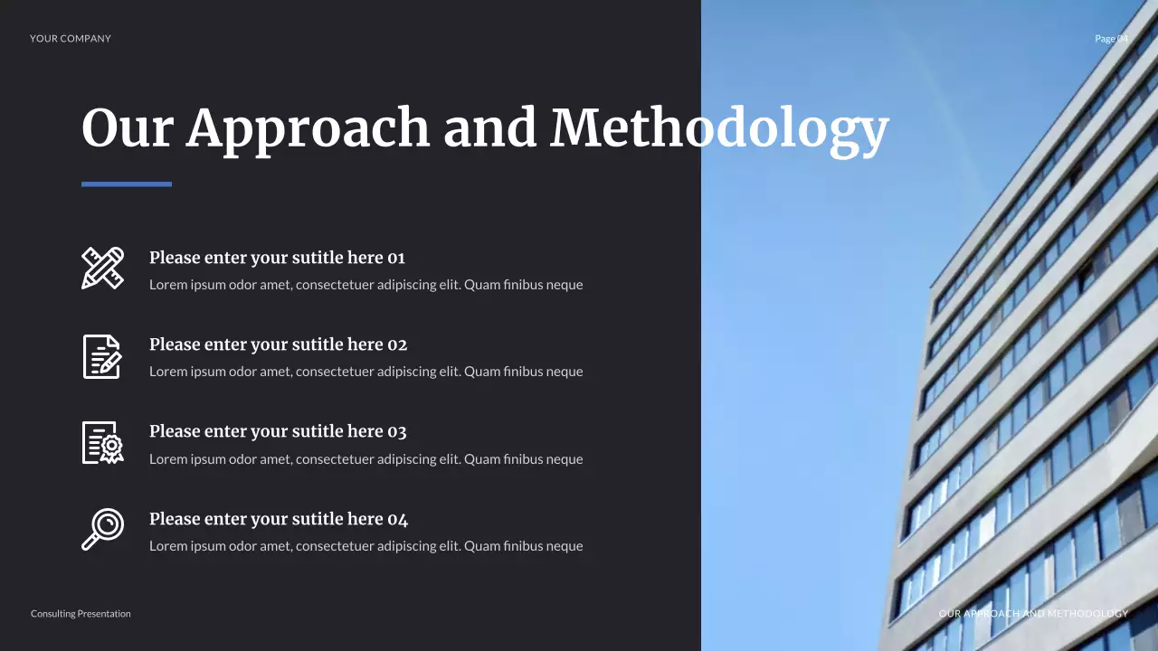 Blue Modern Business Consulting Presentation