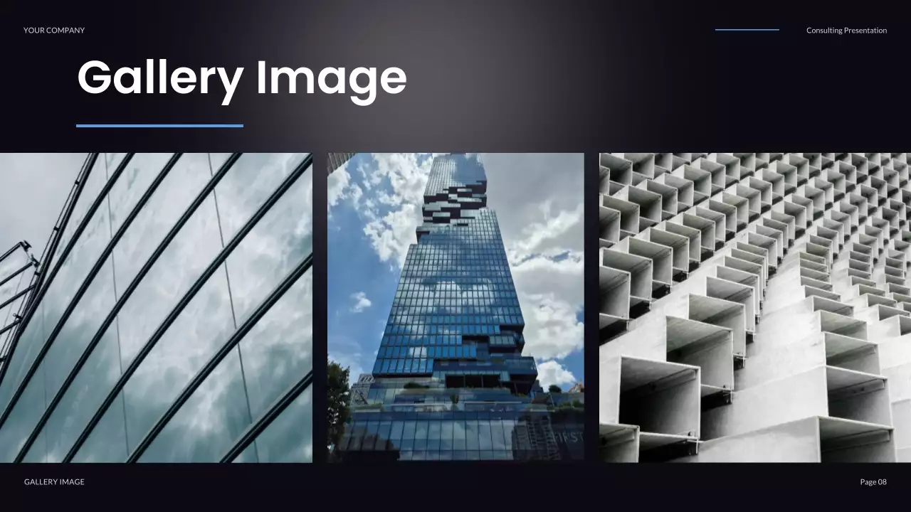 Black Modern IT Solution Presentation