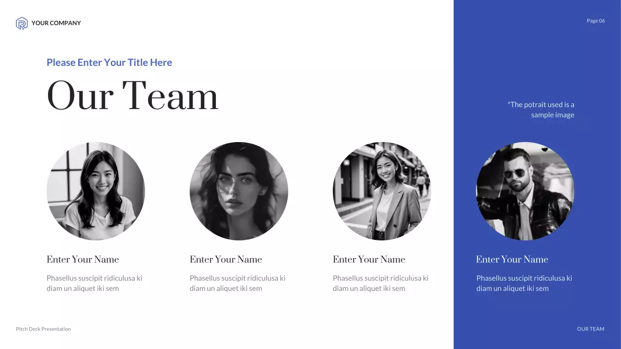 Presentasi Agensi Kreatif Minimalis Modern Biru