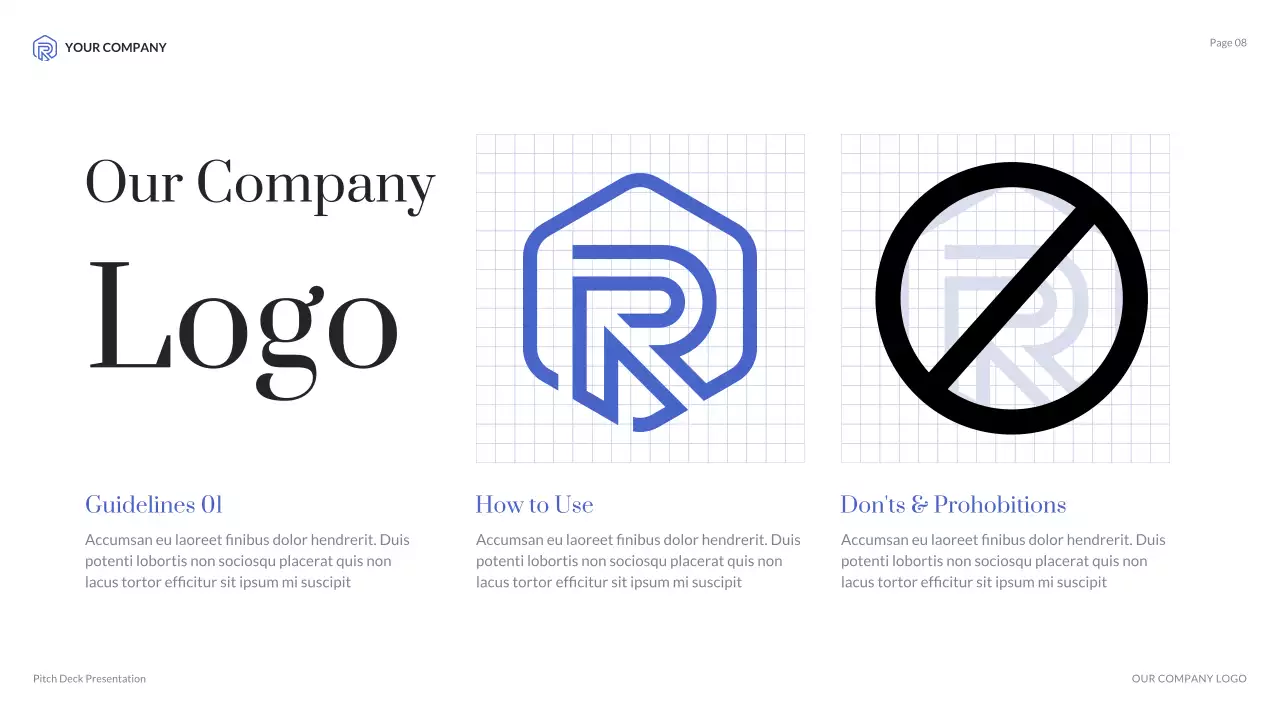 Presentasi Agensi Kreatif Minimalis Modern Biru