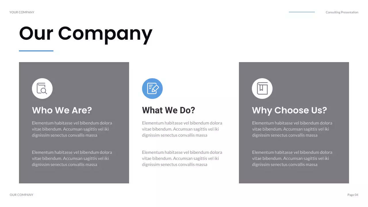 Black Modern IT Solution Presentation