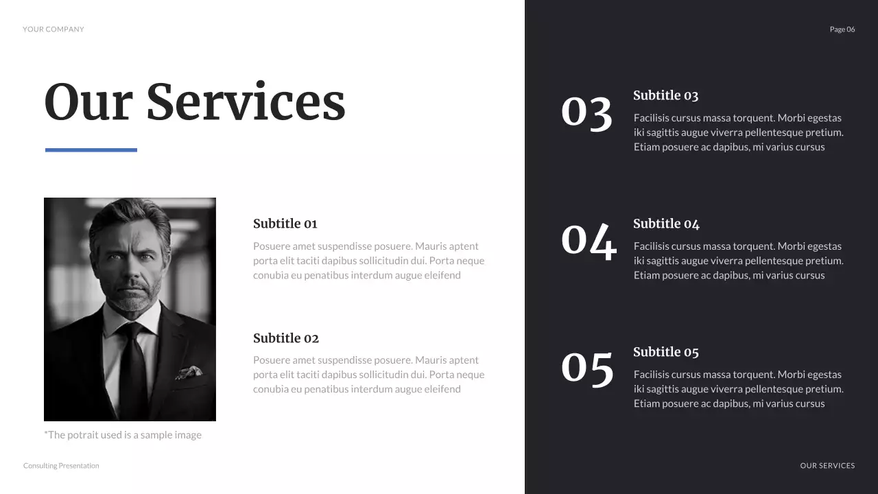 Blue Modern Business Consulting Presentation