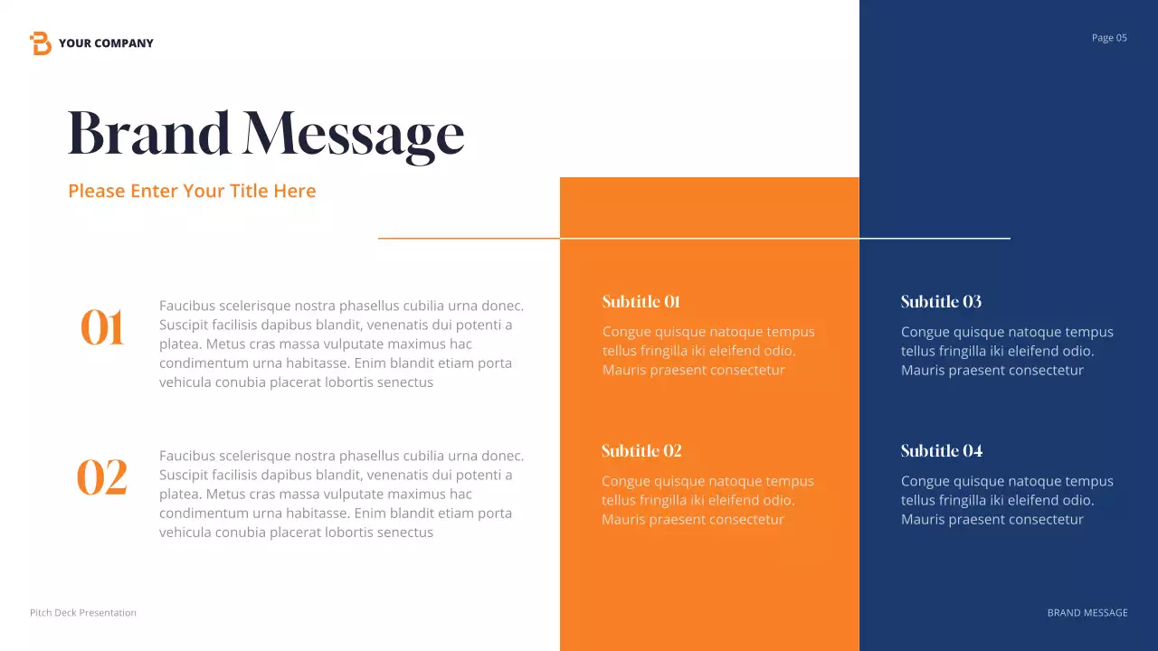 Orange Modern Creative Agency Presentation