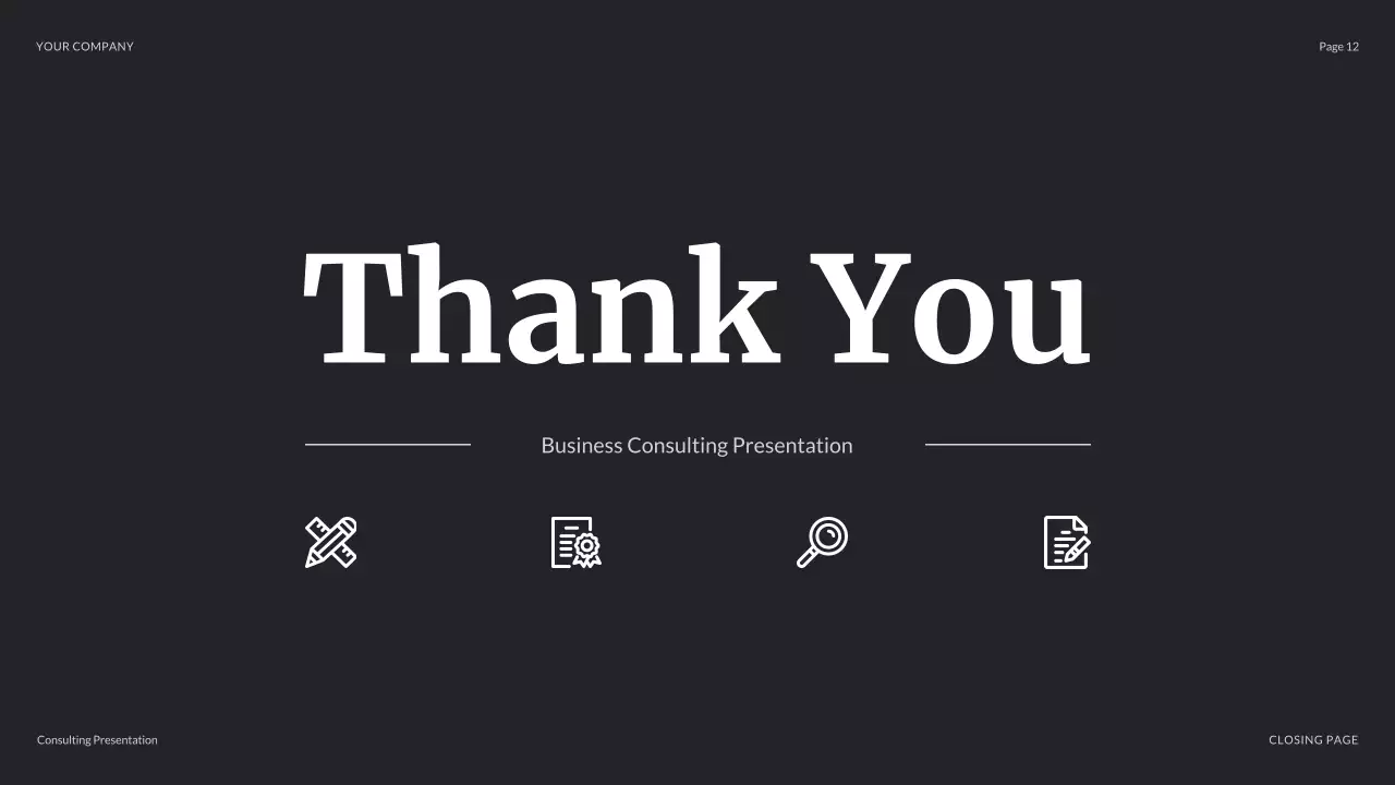 Blue Modern Business Consulting Presentation