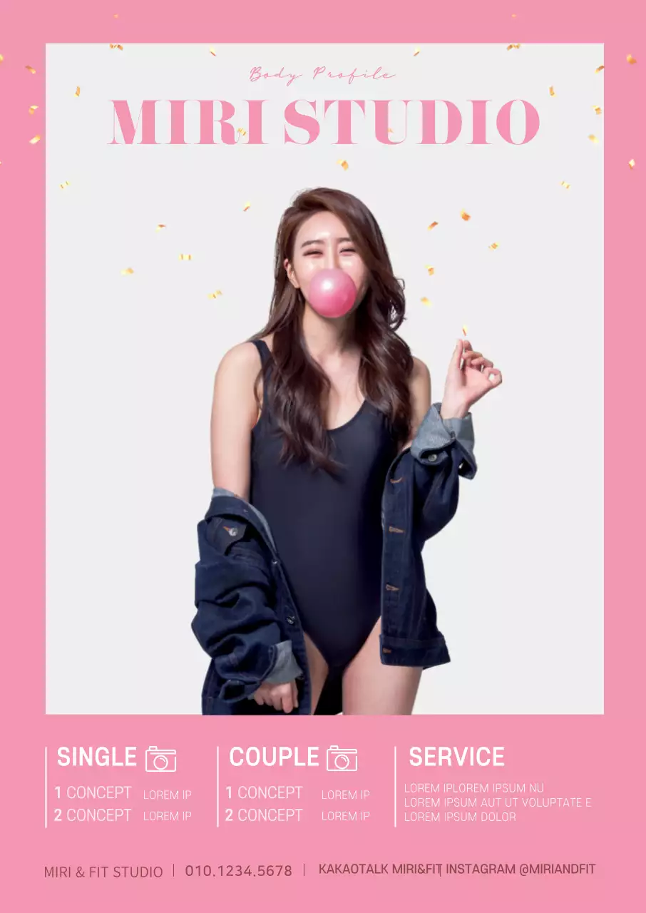 PinkSimple ImageEmphasise Body Profile Studio