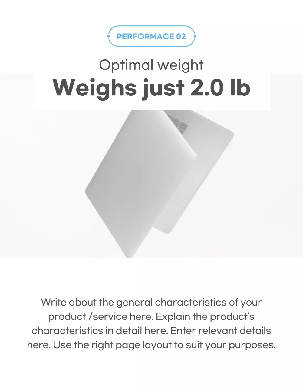 Grey Modern Laptop Advertisement Poster