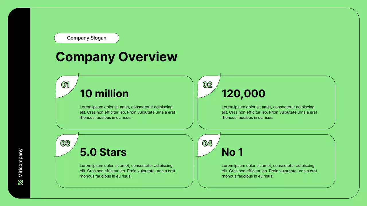 Business illustration with simple lines and green color