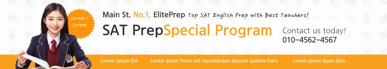 Banner de promoção de satélite profissional laranja