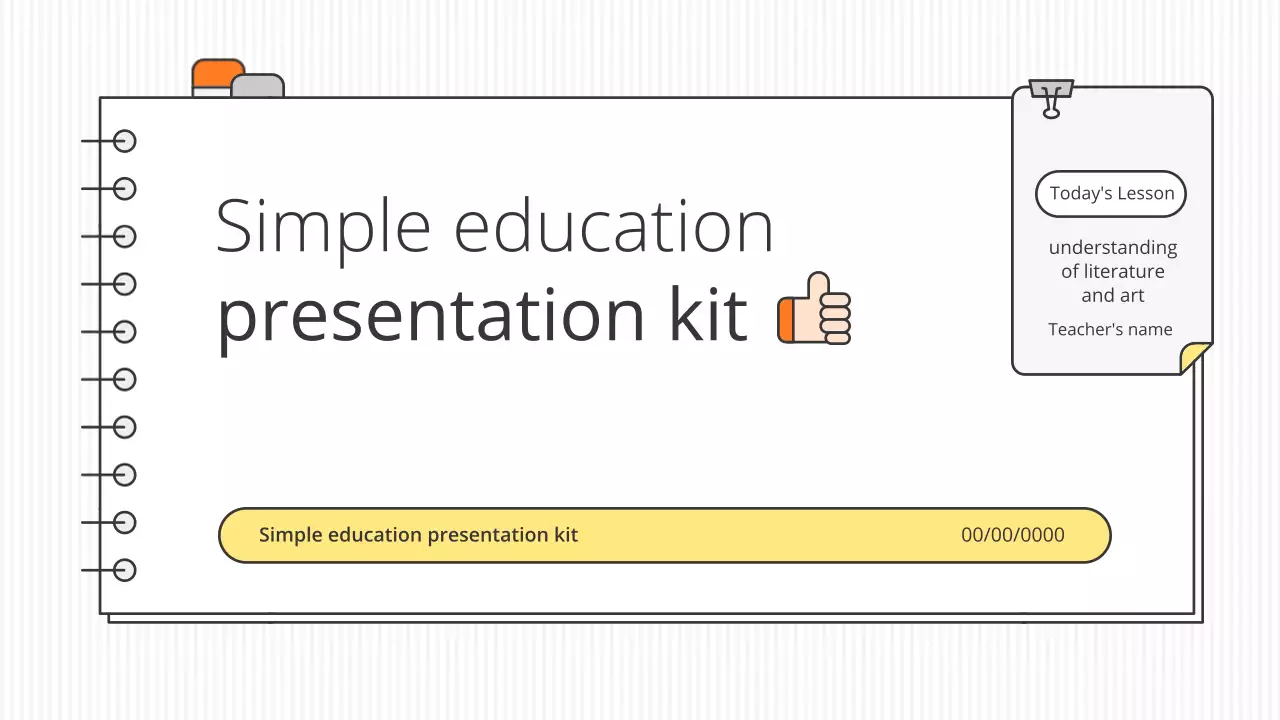 Grey Simple Education Guide Presentation