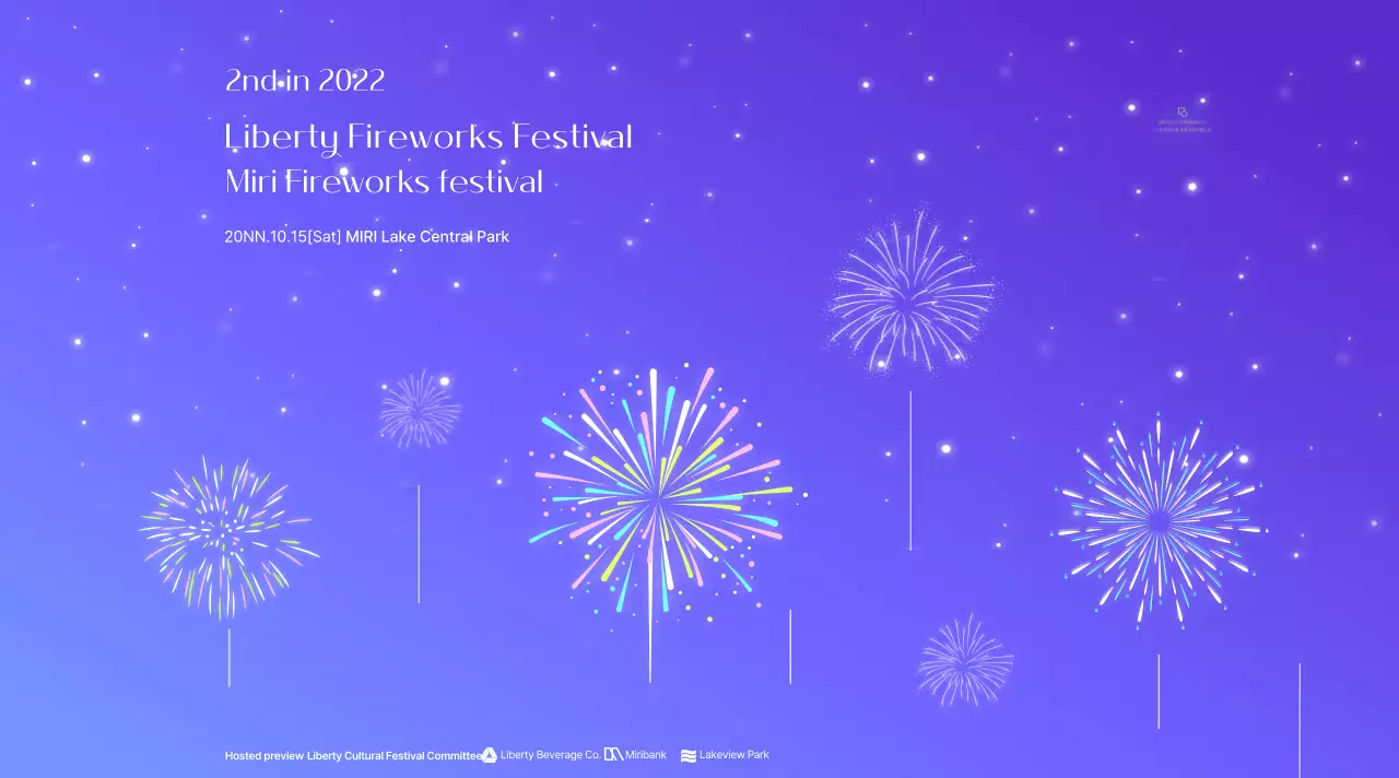 Latar belakang gradien dan desain bintang untuk kembang api