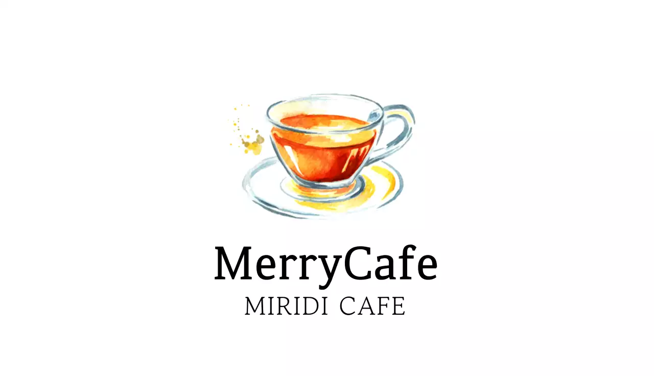 White Minimal Cafe Business Card