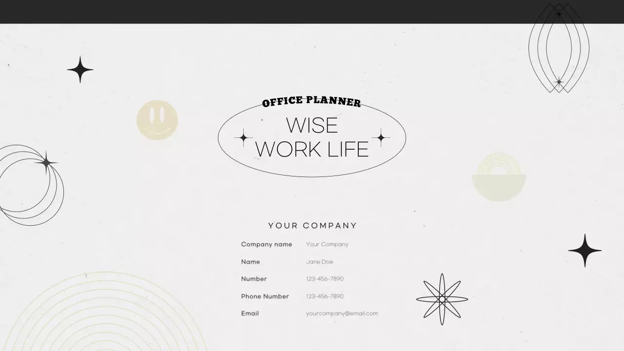 Grey Minimal Work Planner Presentation