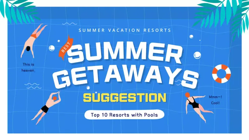 Blue Trendy Vacation Promotion YouTube Thumbnail