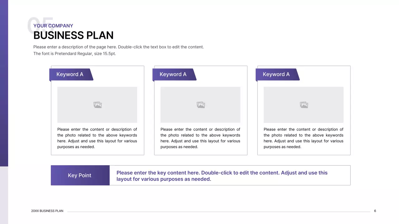 Purple Modern Business Plan Presentation
