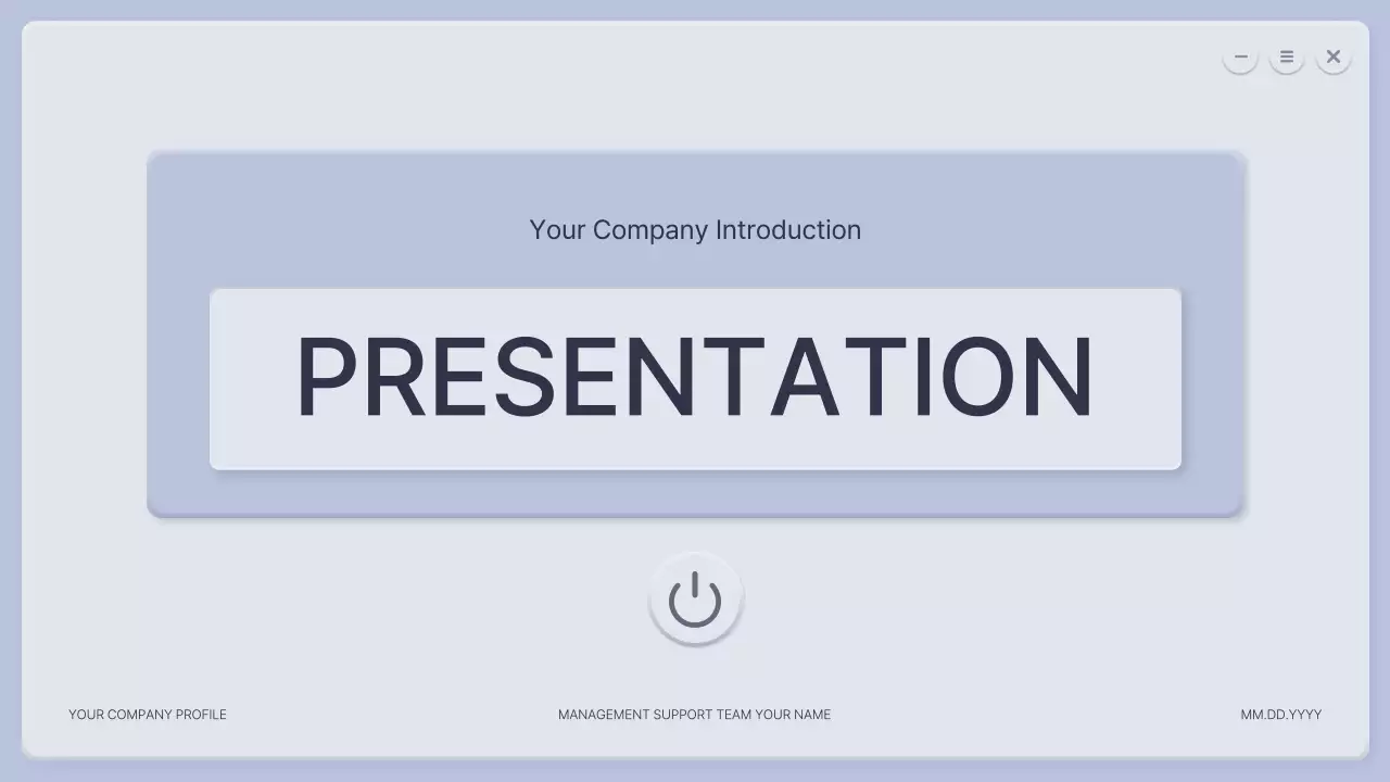 Grey Minimal Business Presentation