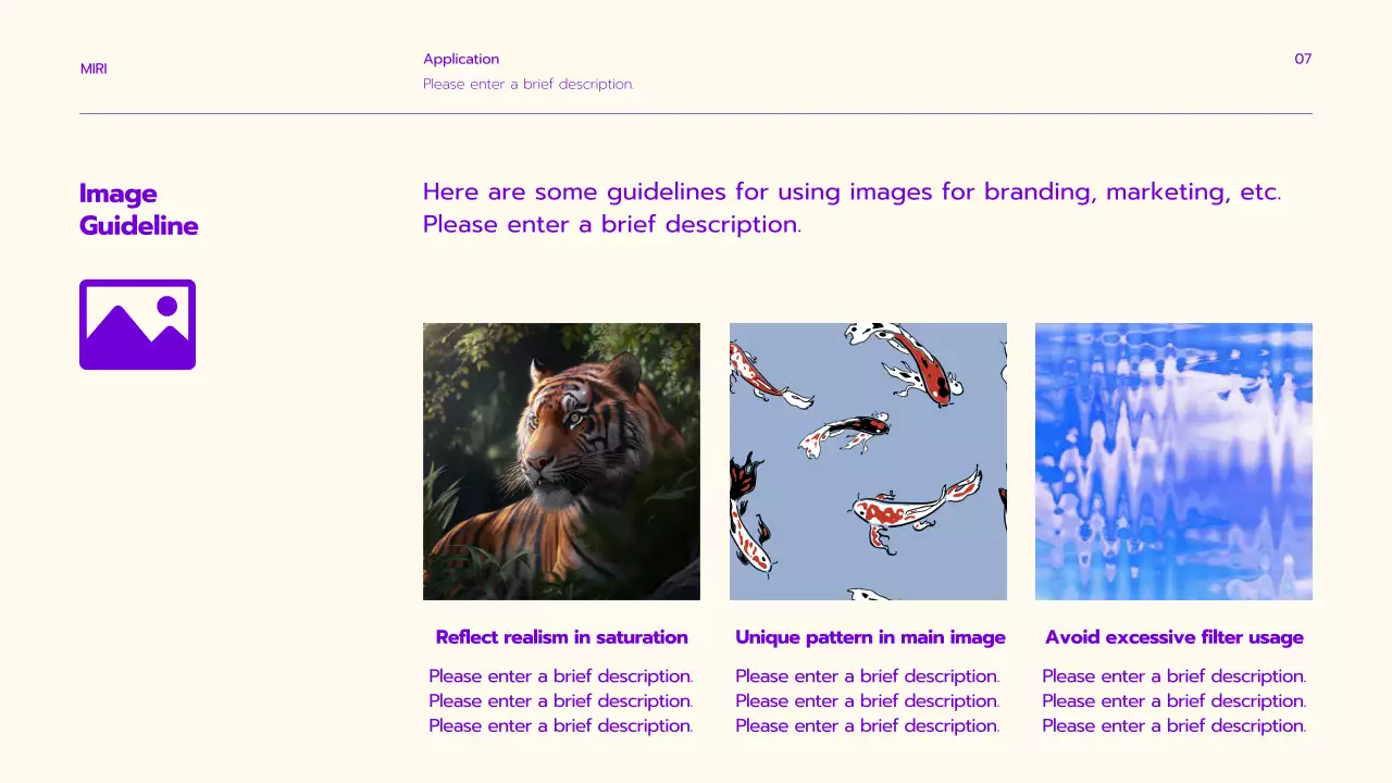 Purple Modern Brand Guideline Presentation