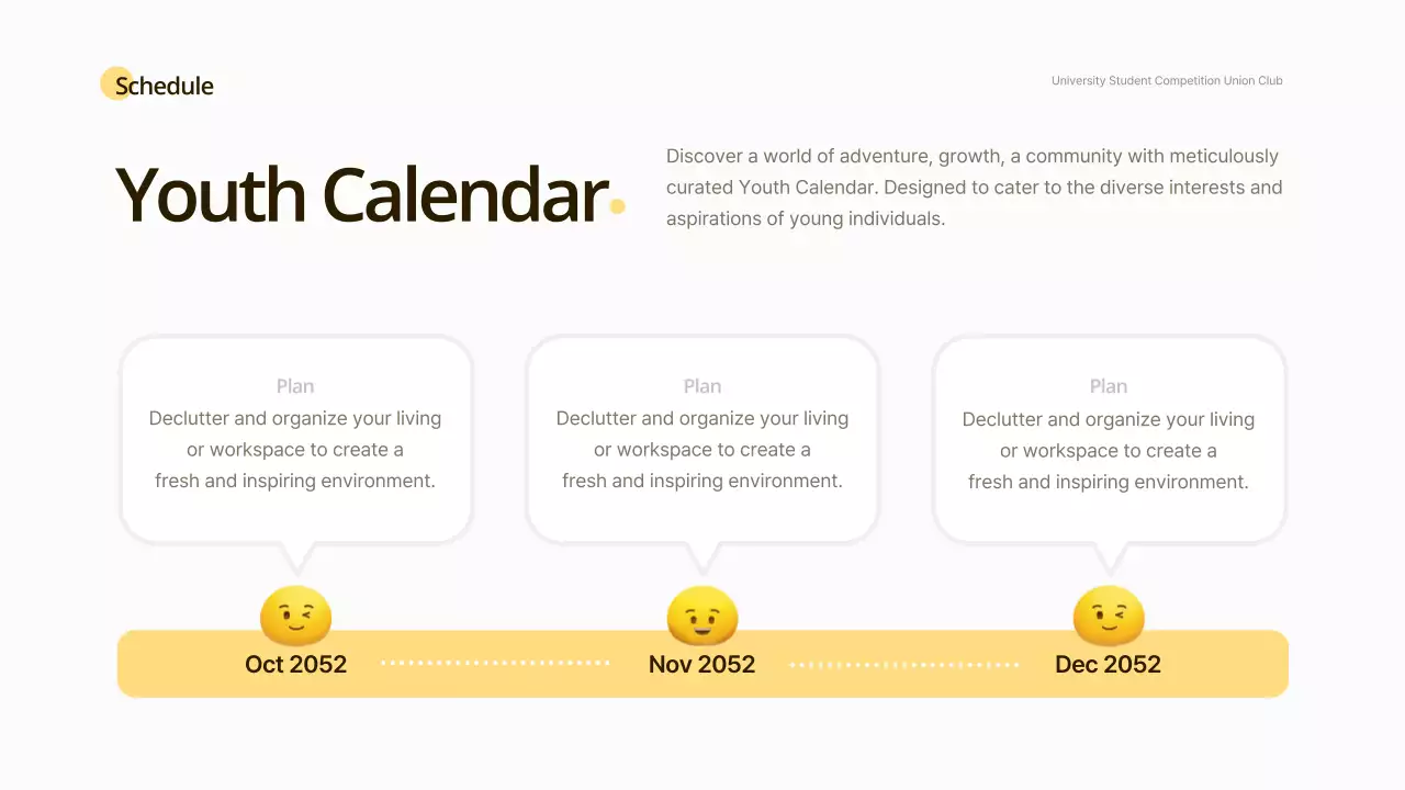 Yellow Modern Youth Event Presentation