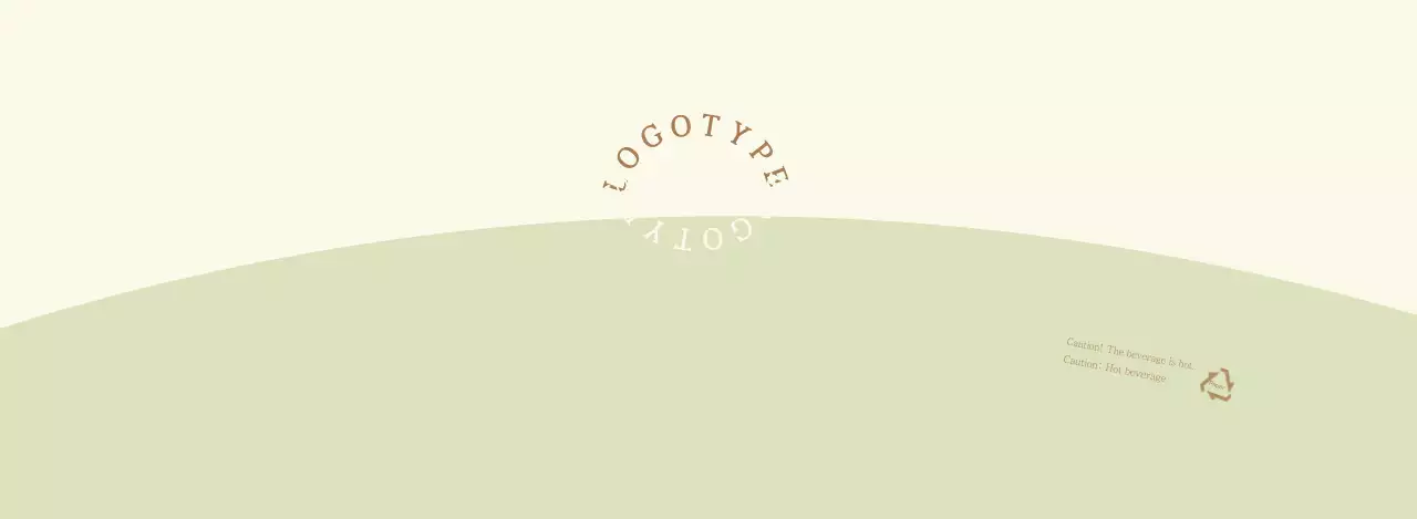 Yellow Green Round Lettering