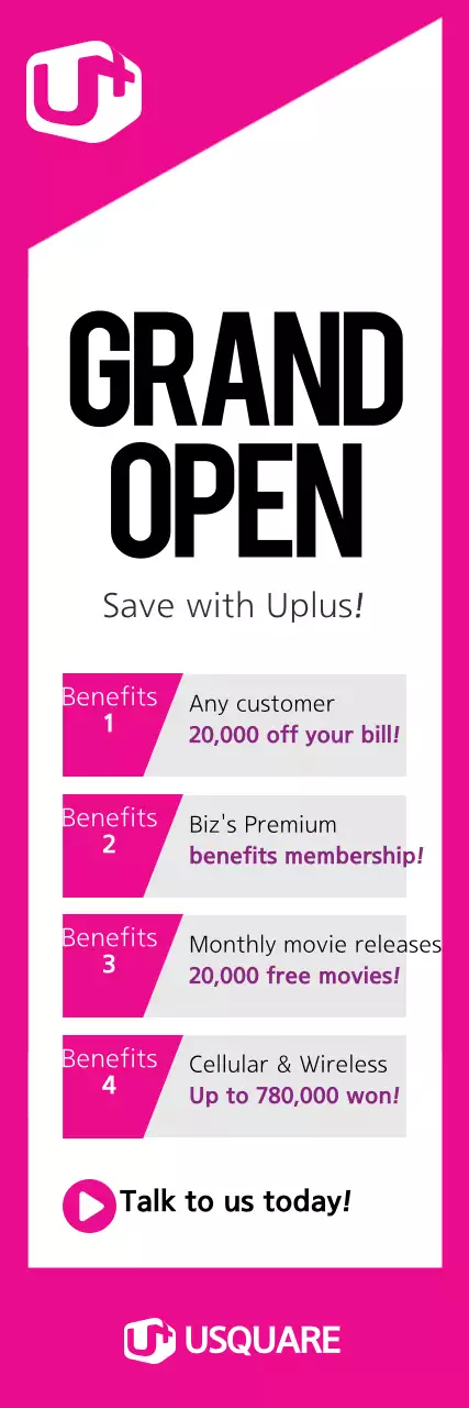 Banner de promoção celular moderno rosa