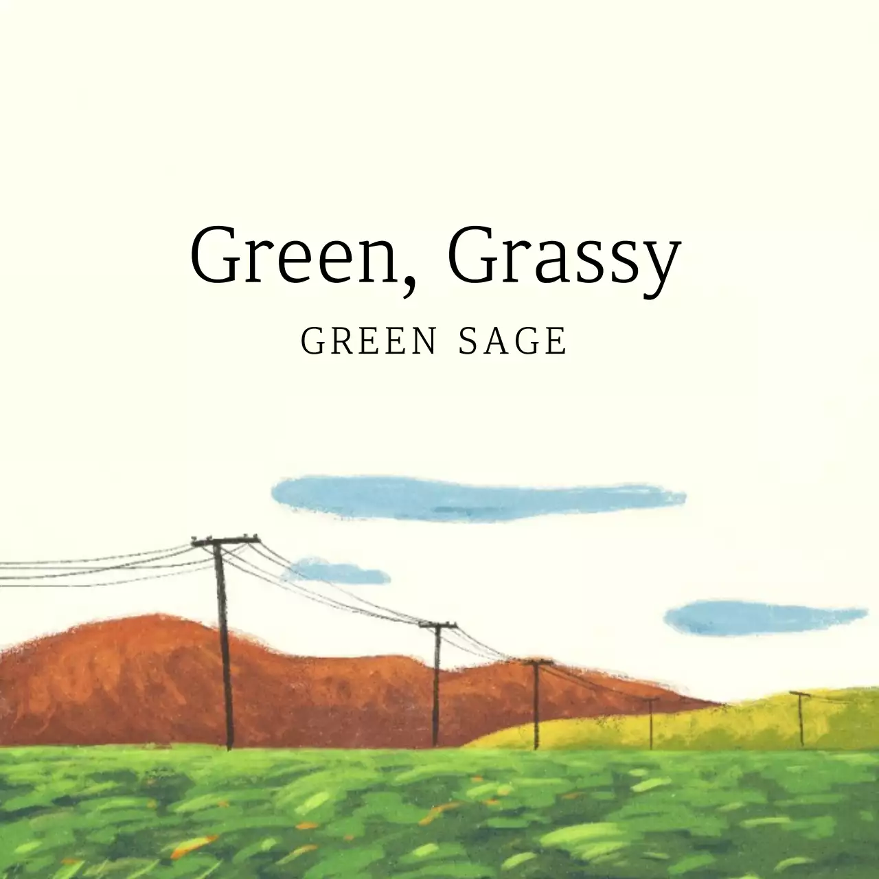 Diffuser hijau dan berumput