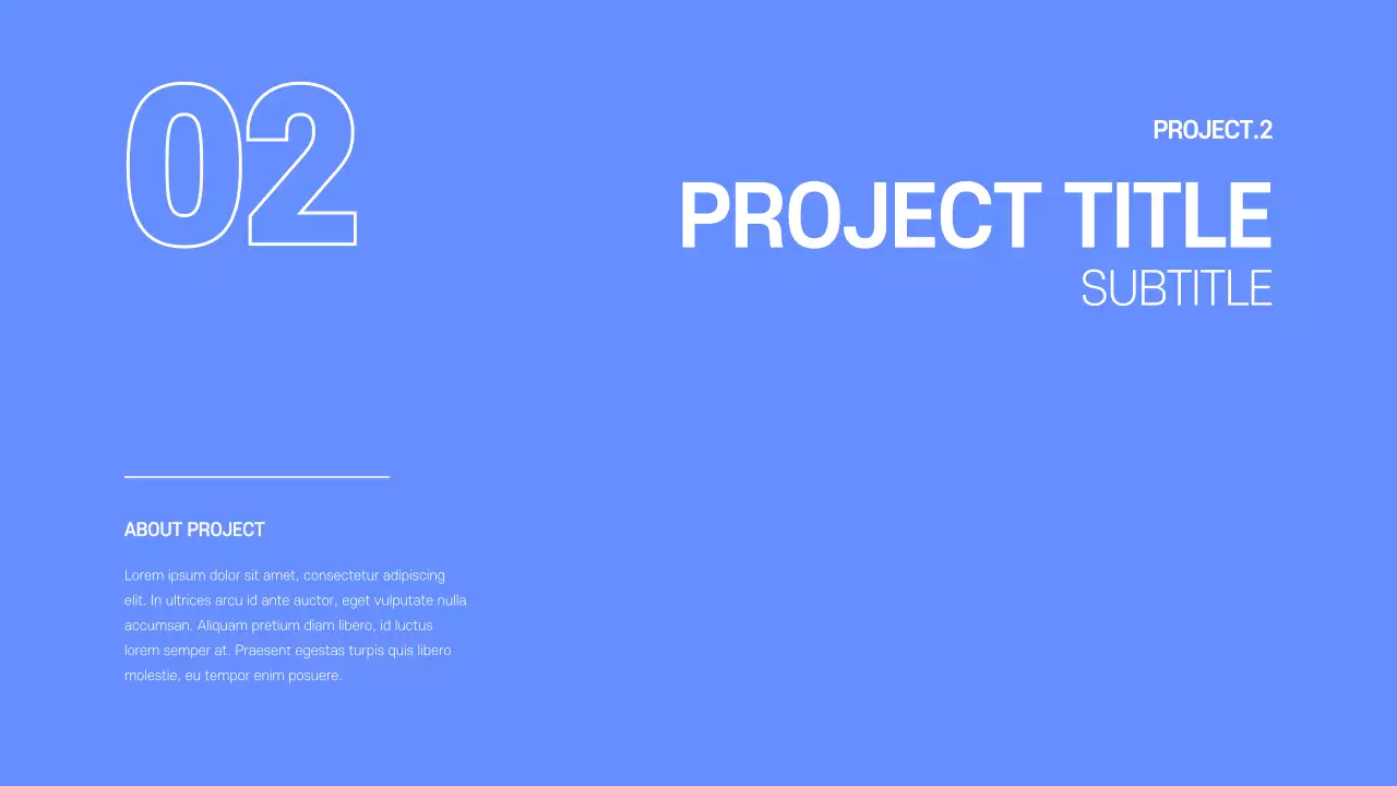 Developer portfolio in blue