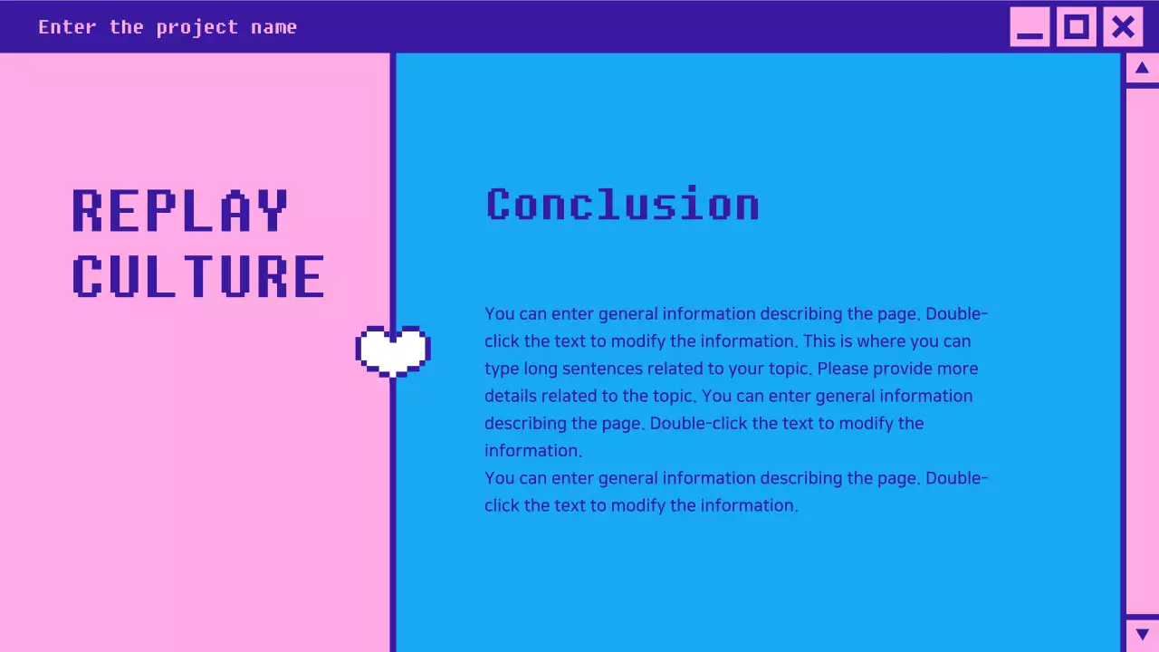 Blue Retro Internet Presentation