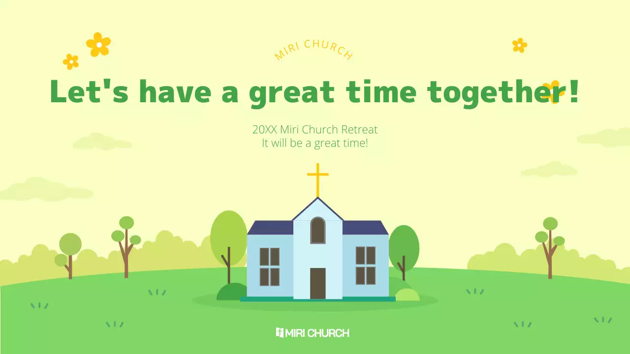 그린 심플 교회 이벤트 프레젠테이션