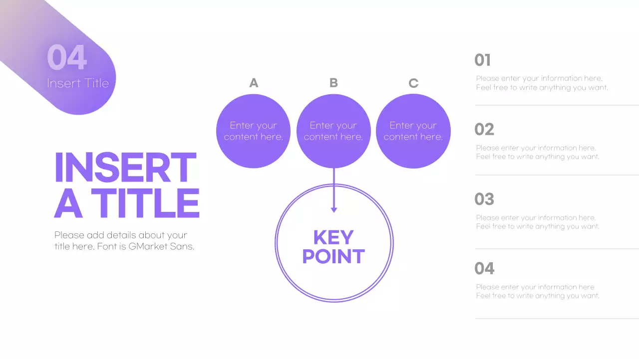 Purple Yellow Simple Concept Business Plan
