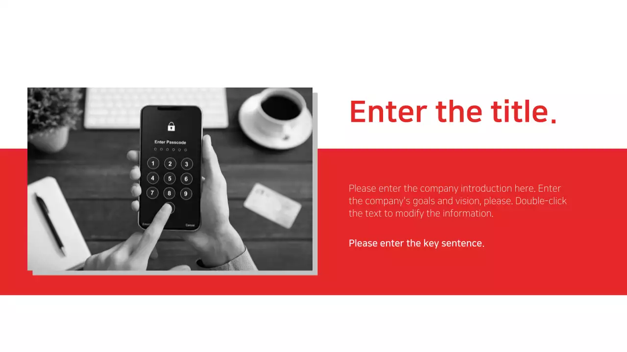 Presentation for business reports