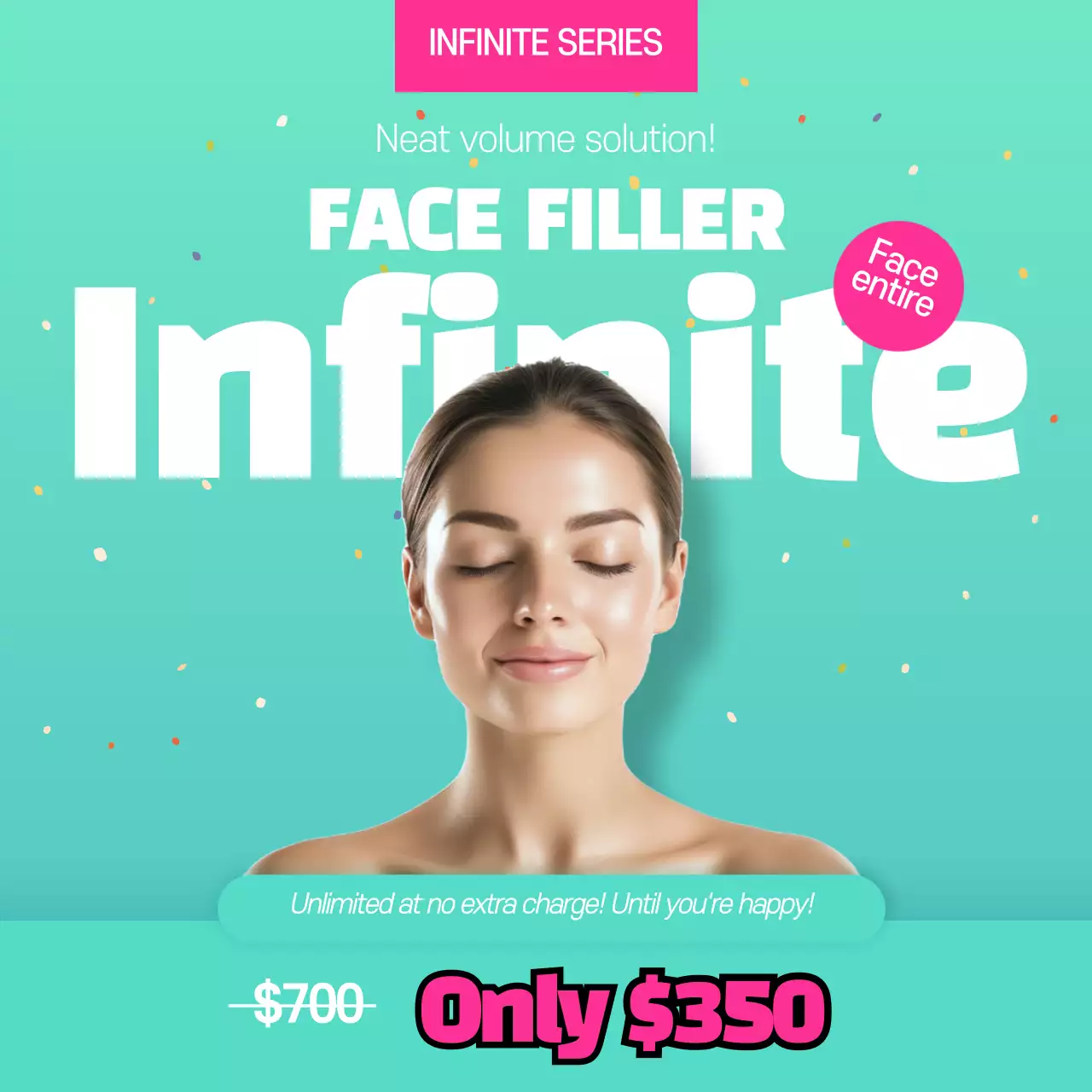 Orange Trendy Hair Promotion Instagram Post