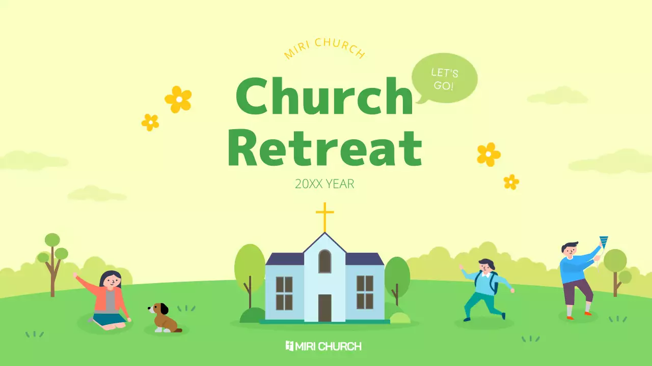 그린 심플 교회 이벤트 프레젠테이션