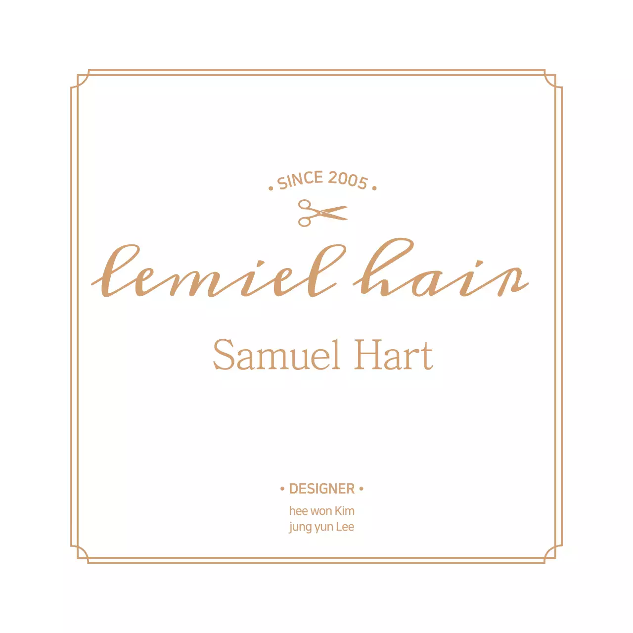 White Luxurious Hair Salon Sign