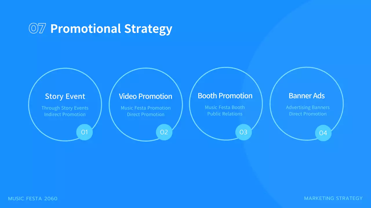 Blue Modern Music Plan Presentation