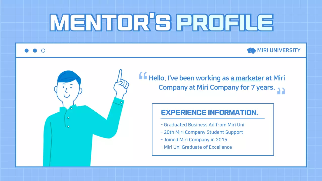 Blue Modern Career Guide Presentation